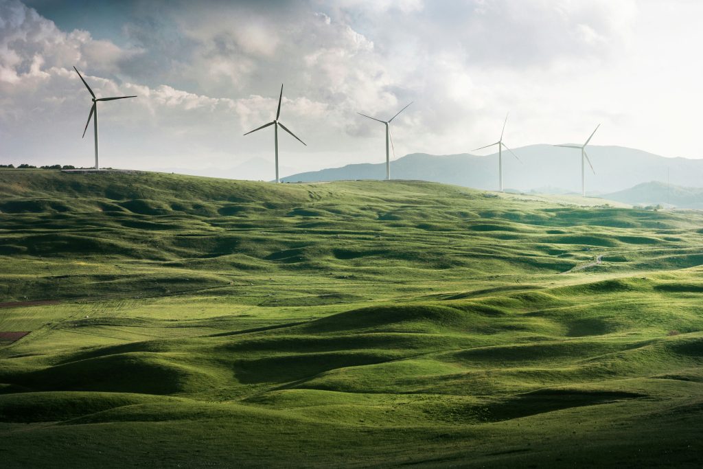 Imagen de molinos de energía eolica