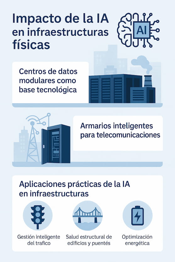 impacto de la IA en infraestructuras físicas
